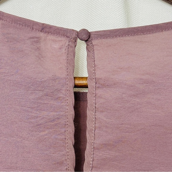 Purple Flutter Sleeve Blouse Top by A New Day, Target brand- Like New - Picture 7 of 8